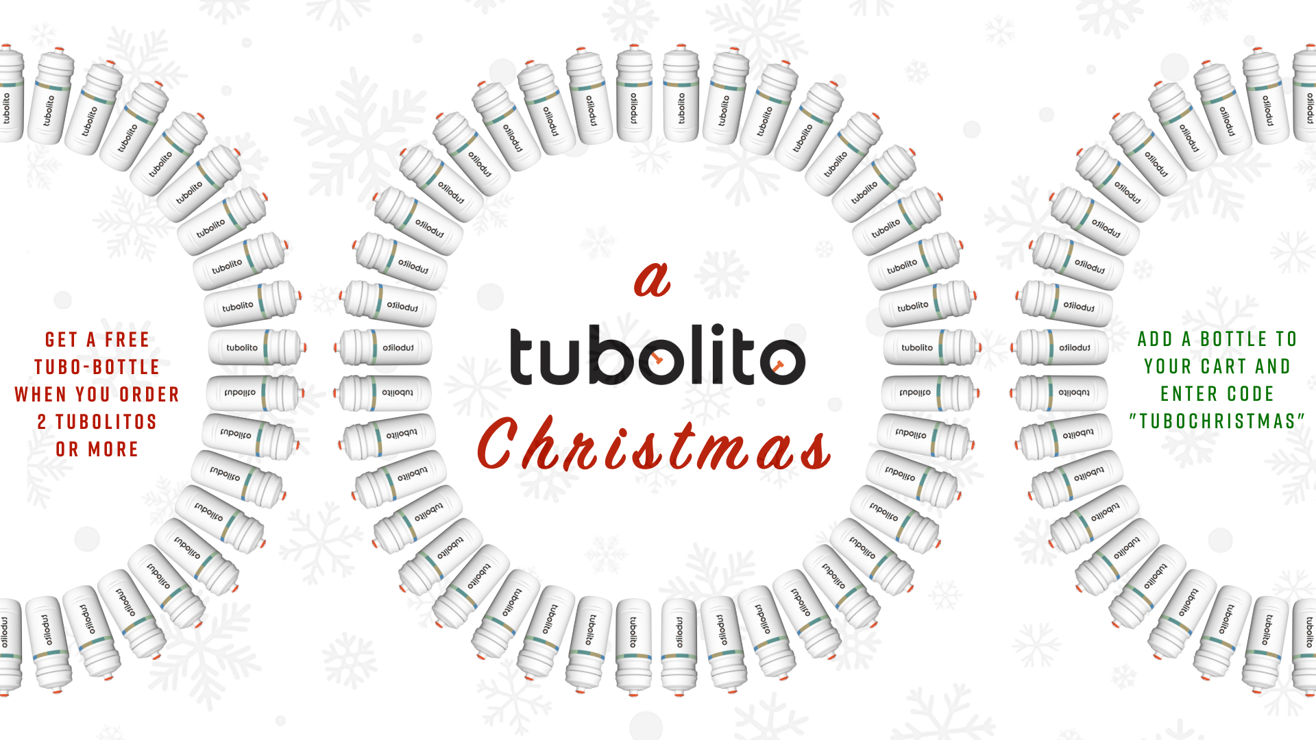 Tubolito christmas bottle